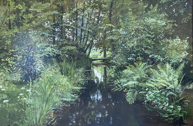 Kleintjes, meizon, schaduwrijke beek