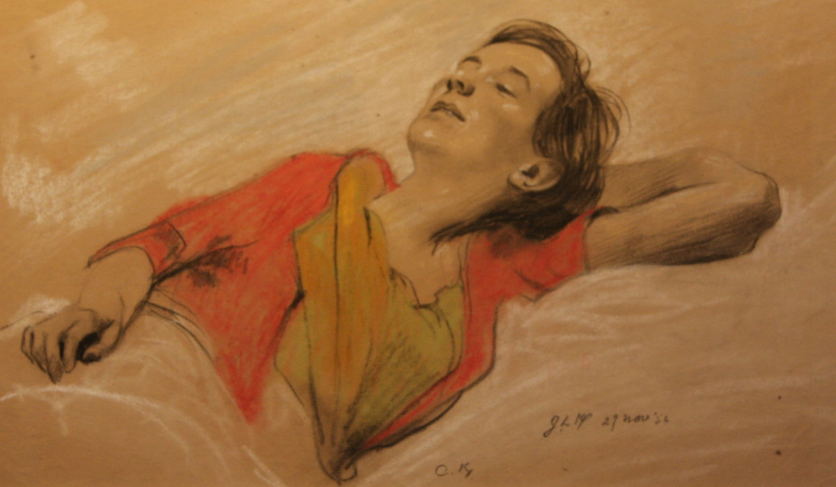 Jan Kleintjes, model Coba Klomp, Heerder Museum